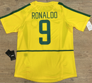Camisa do Brasil Modelo 2002 - Ronaldo Fenômeno - Tailandesa Retrô
